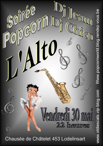 Soirée Oldies à l'alto le 30 mai